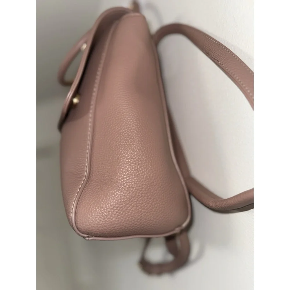 Miztique Daisy Convertible Backpack Purse mauve/dusty rose color vegan leather